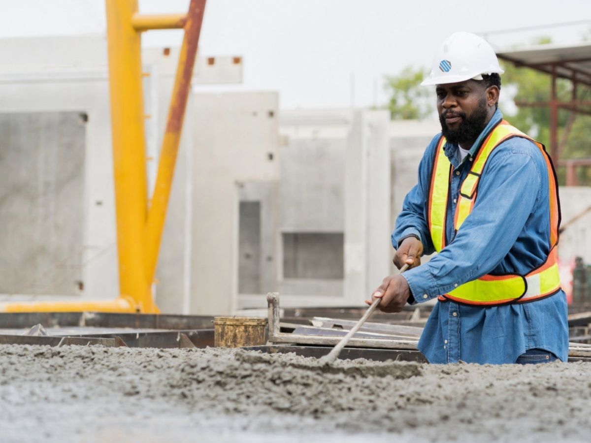 Completed concrete slab by Sieben Construction