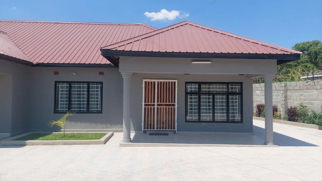 Completed rental flats in Kasupe, Lusaka, built by Sieben Construction
