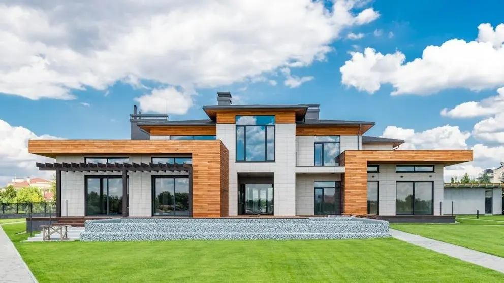 Completed residential home built by Sieben Construction in Lusaka, Zambia